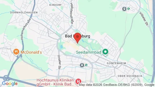 Apartments for rent i Hochtaunuskreis - kort over placeringen