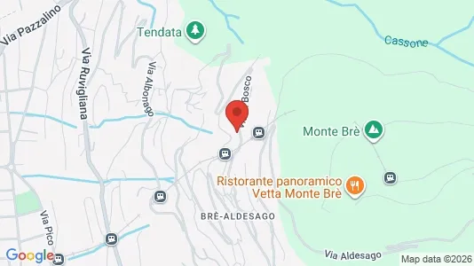 Apartments for rent i Lugano - kort over placeringen