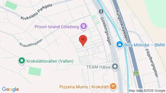 Apartments for rent i Mölndal - kort over placeringen