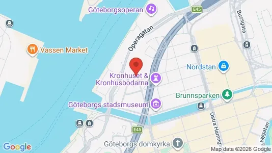 Apartments for rent i Gothenburg City Centre - kort over placeringen