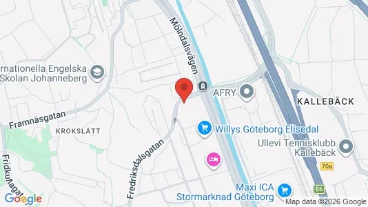 Apartments for rent i Johanneberg - kort over placeringen