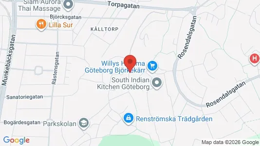 Apartments for rent i Örgryte-Härlanda - kort over placeringen