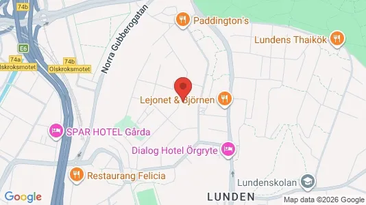 Apartments for rent i Örgryte-Härlanda - kort over placeringen