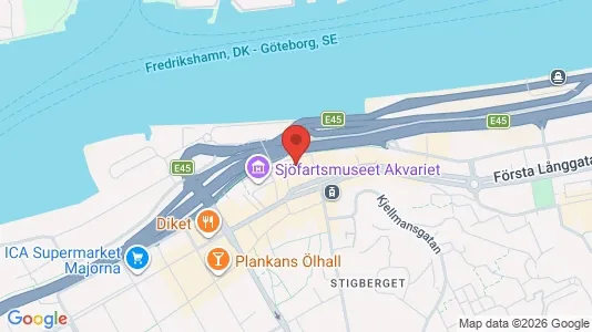 Apartments for rent i Majorna-Linné - kort over placeringen