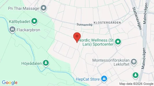 Apartments for rent i Lund - kort over placeringen