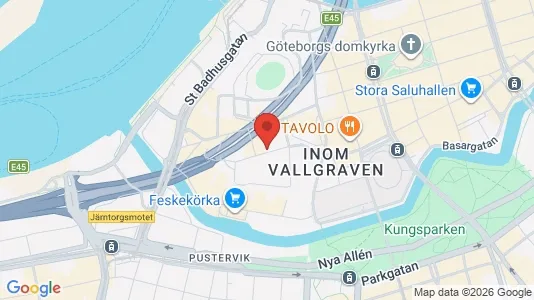 Apartments for rent i Gothenburg City Centre - kort over placeringen