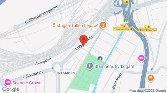 Apartments for rent i Gothenburg City Centre - kort over placeringen