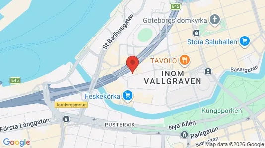 Apartments for rent i Gothenburg City Centre - kort over placeringen