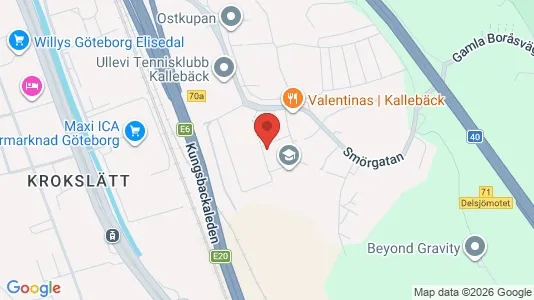 Apartments for rent i Örgryte-Härlanda - kort over placeringen