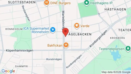 Apartments for rent i Malmö City - kort over placeringen