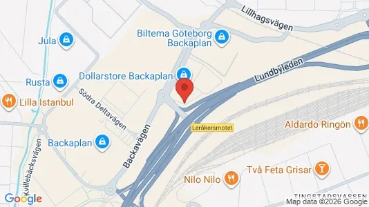 Apartments for rent i Lundby - kort over placeringen
