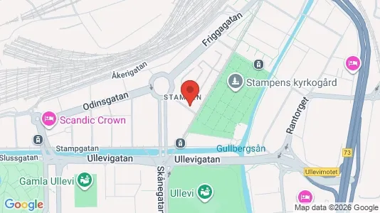 Apartments for rent i Gothenburg City Centre - kort over placeringen