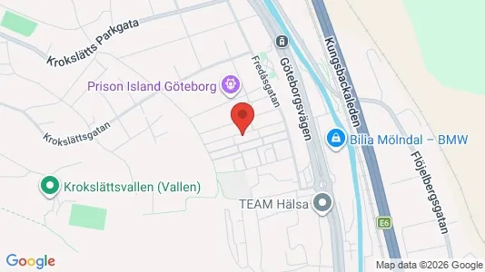 Apartments for rent i Mölndal - kort over placeringen