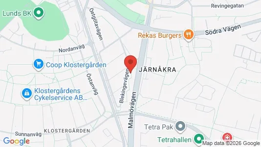 Apartments for rent i Lund - kort over placeringen