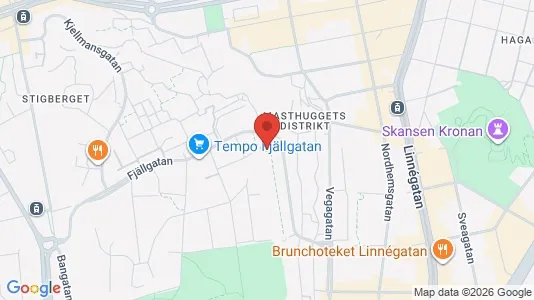 Apartments for rent i Gothenburg City Centre - kort over placeringen
