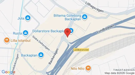Apartments for rent i Lundby - kort over placeringen
