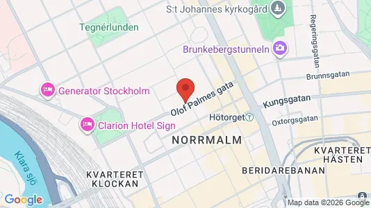 Apartments for rent i Stockholm City - kort over placeringen