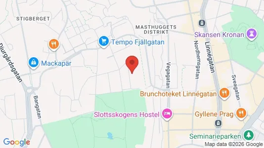 Apartments for rent i Majorna-Linné - kort over placeringen