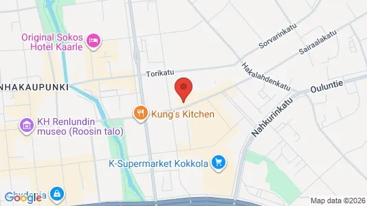 Apartments for rent i Kokkola - kort over placeringen