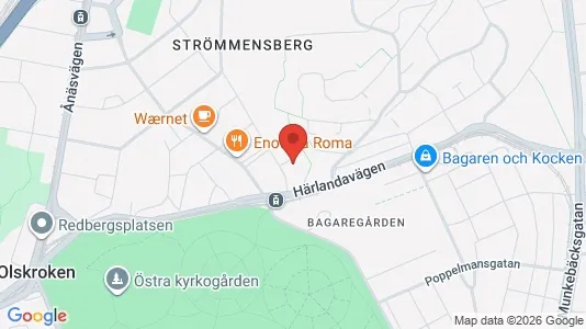 Apartments for rent i Örgryte-Härlanda - kort over placeringen
