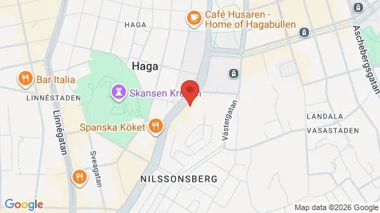 Apartments for rent i Gothenburg City Centre - kort over placeringen
