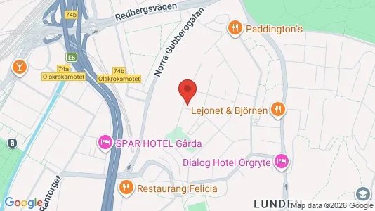 Apartments for rent i Örgryte-Härlanda - kort over placeringen