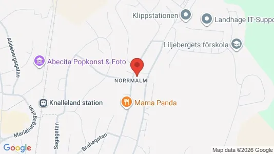 Apartments for rent i Borås - kort over placeringen