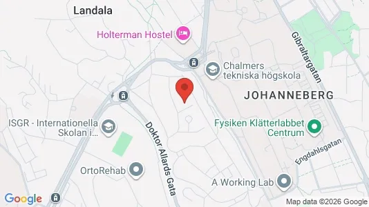 Apartments for rent i Johanneberg - kort over placeringen