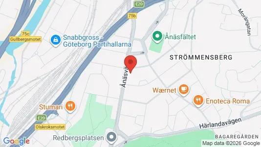 Apartments for rent i Örgryte-Härlanda - kort over placeringen