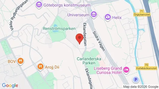 Apartments for rent i Johanneberg - kort over placeringen