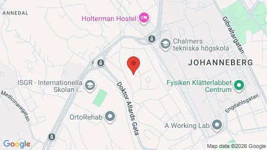 Apartments for rent i Johanneberg - kort over placeringen