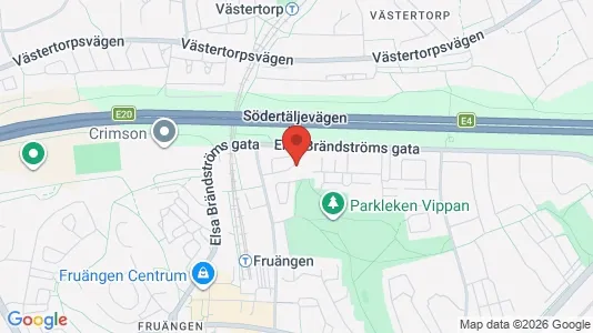Apartments for rent i Stockholm South - kort over placeringen