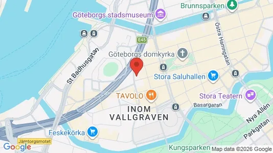 Apartments for rent i Gothenburg City Centre - kort over placeringen