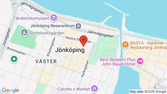 Apartments for rent i Jönköping - kort over placeringen