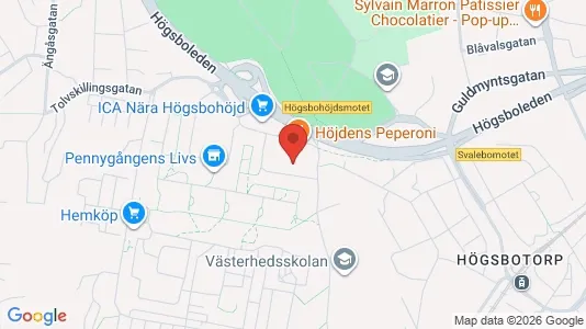Apartments for rent i Majorna-Linné - kort over placeringen