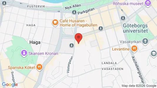 Apartments for rent i Gothenburg City Centre - kort over placeringen