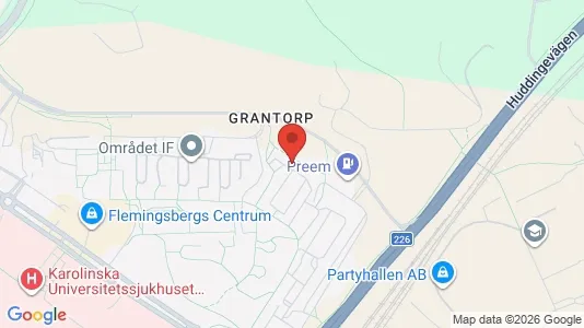 Apartments for rent i Huddinge - kort over placeringen