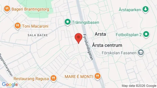 Apartments for rent i Sala - kort over placeringen
