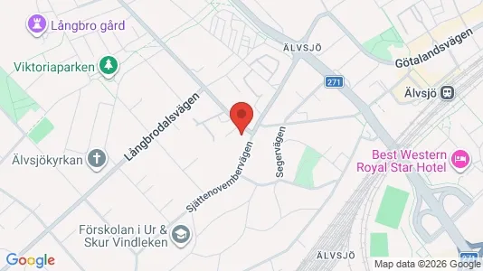 Apartments for rent i Stockholm South - kort over placeringen