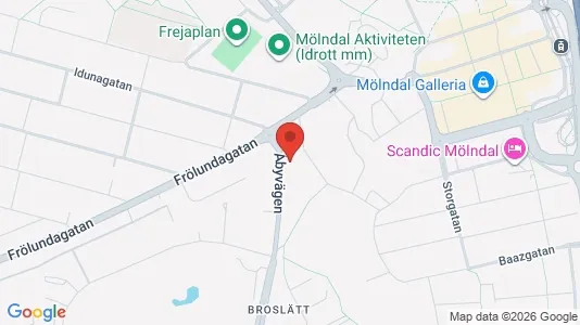 Apartments for rent i Mölndal - kort over placeringen