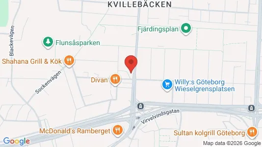 Apartments for rent i Lundby - kort over placeringen