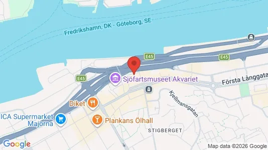 Apartments for rent i Majorna-Linné - kort over placeringen