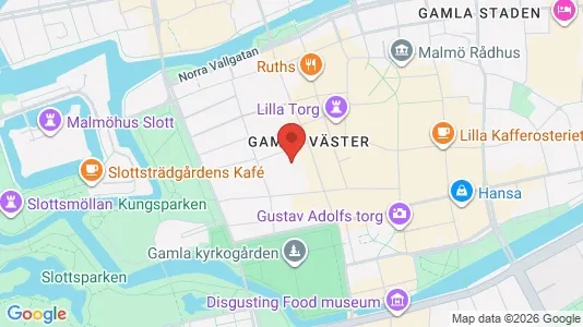 Apartments for rent i Malmö City - kort over placeringen