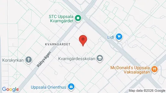 Apartments for rent i Uppsala - kort over placeringen