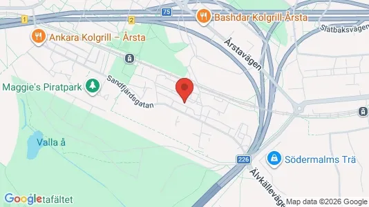 Apartments for rent i Hammarbyhamnen - kort over placeringen