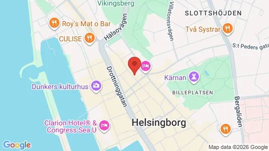 Apartments for rent i Helsingborg - kort over placeringen