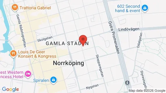 Apartments for rent i Norrköping - kort over placeringen