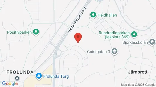 Apartments for rent i Askim-Frölunda-Högsbo - kort over placeringen