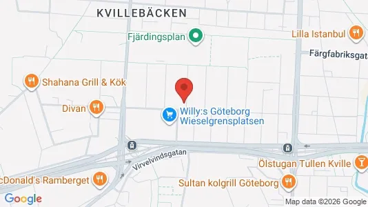 Apartments for rent i Lundby - kort over placeringen