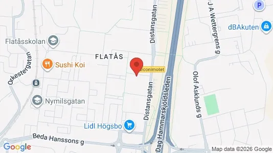 Apartments for rent i Askim-Frölunda-Högsbo - kort over placeringen